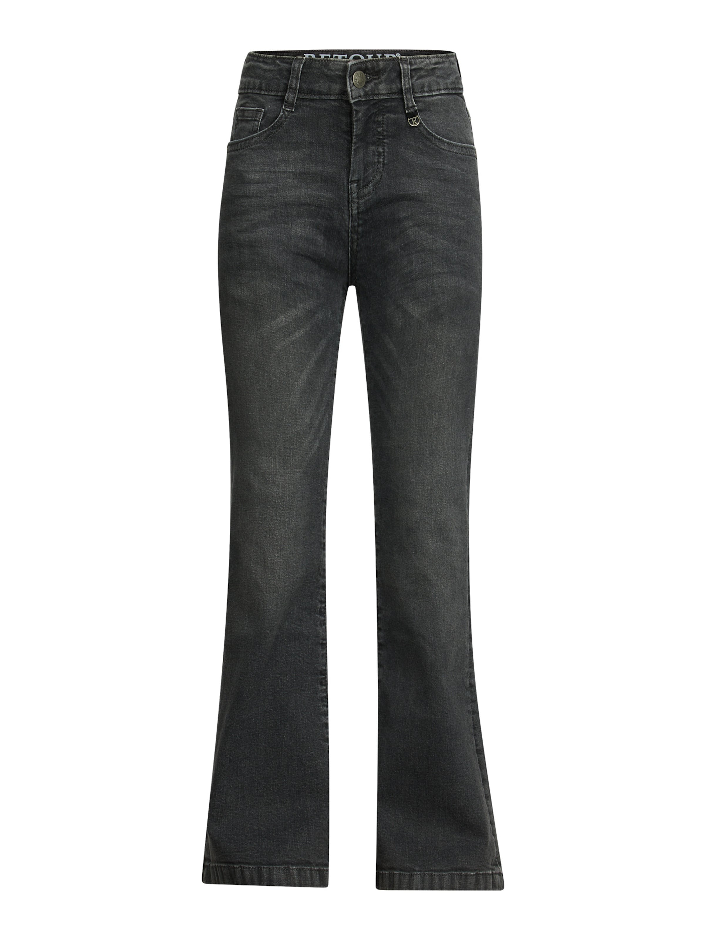 Retour Jeans Flared Jeans 'Mikkie' in Grey: front