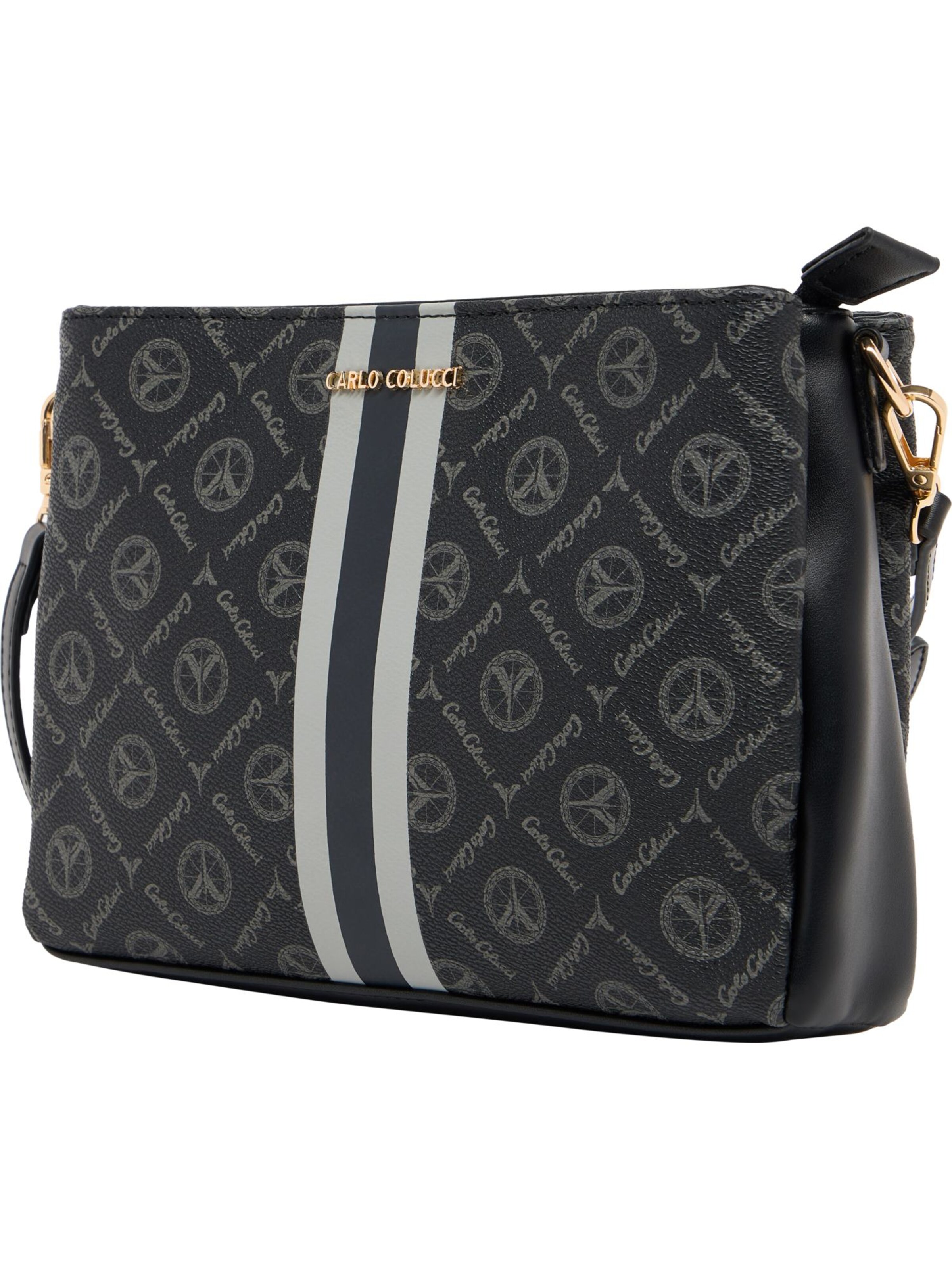 Sac à bandoulière 'Farina' Carlo Colucci en noir