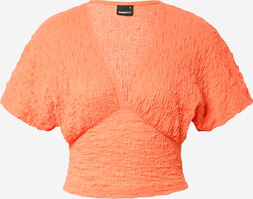 Bluză 'Selma' de la Gina Tricot pe portocaliu: față