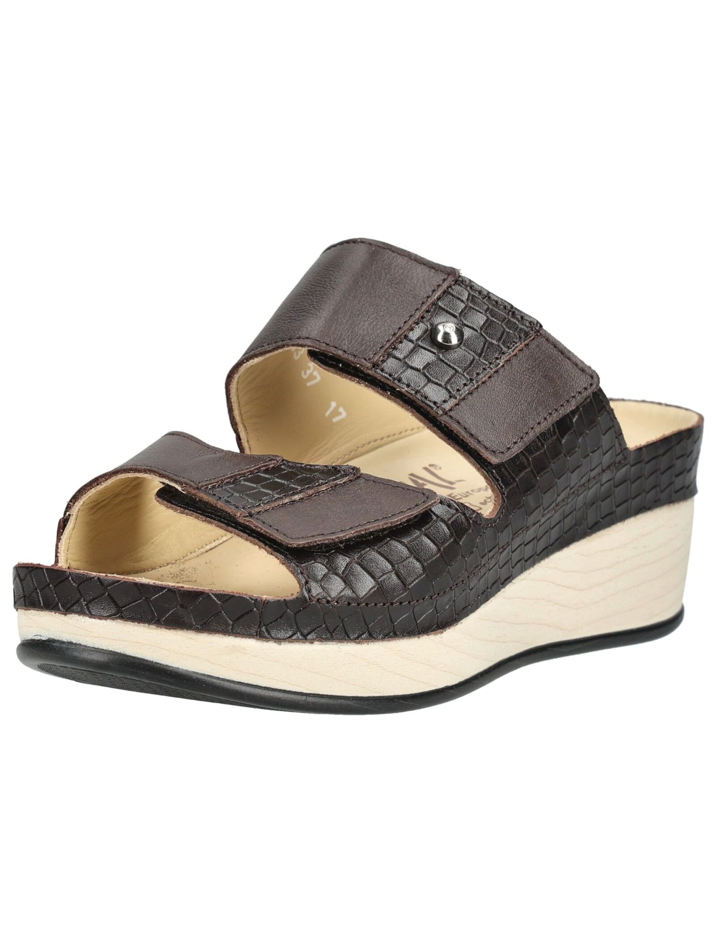 vital Mules in Brown: front