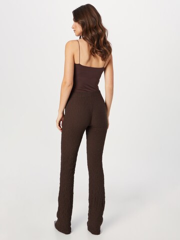 évasé Pantalon 'MARGAUX' Envii en marron