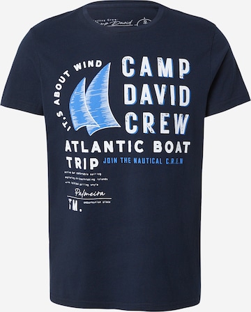 CAMP DAVID Paita värissä sininen: etupuoli