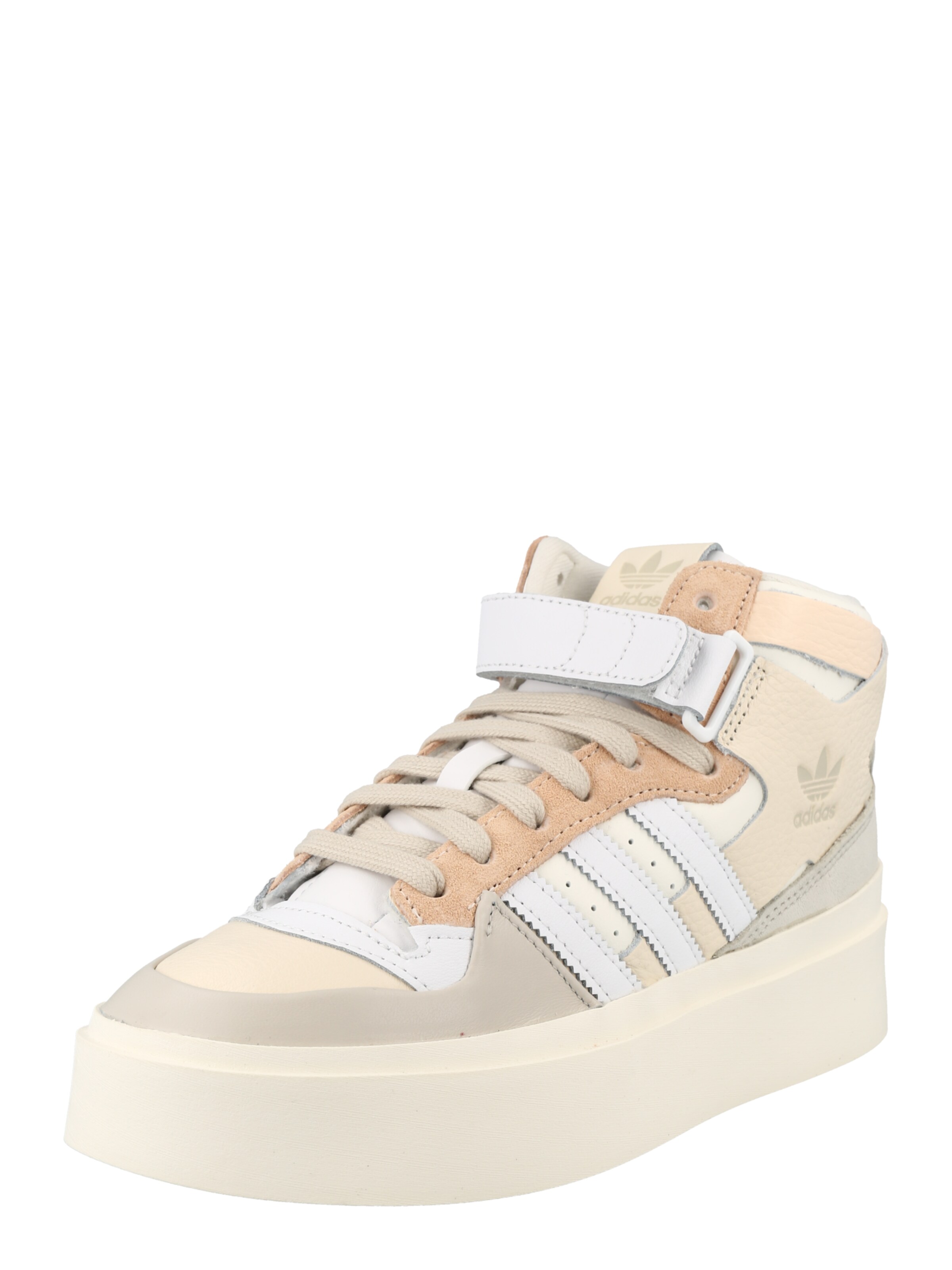 ADIDAS ORIGINALS High-Top Sneakers 'Forum Bonega Mid' in Beige: front