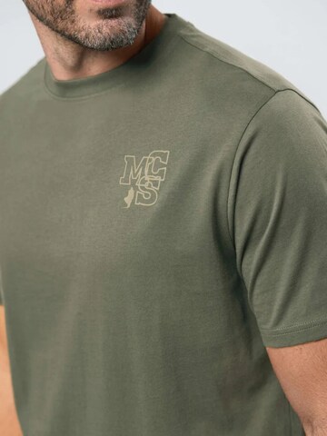 MCS Regular Fit T-Shirt 'Nigel ' in Grün