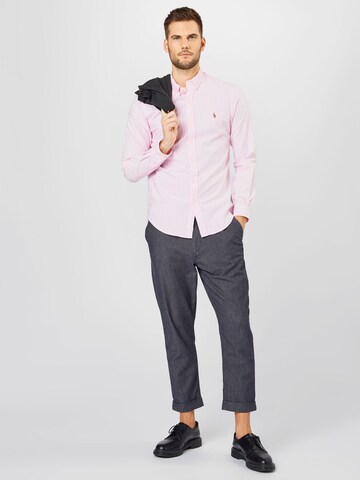Polo Ralph Lauren Slim fit Koszula w kolorze różowy