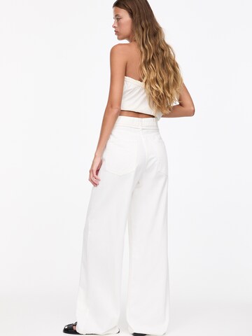 Wide leg Jeans di Pull&Bear in beige
