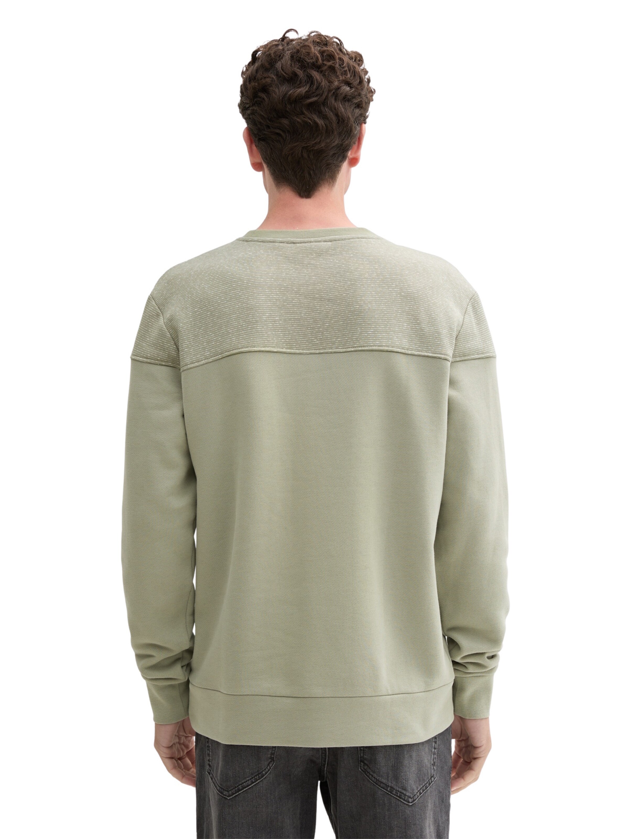 TOM TAILOR Sweatshirt in Green