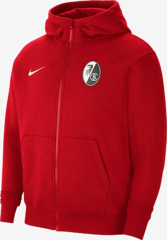 NIKE Sportsweatjacke in Rot: Vorderseite
