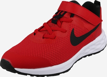 NIKE Athletic Shoes 'Revolution 6' in Red: front