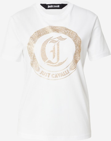 Just Cavalli Majica 'MAGLIETTE' | bela barva: sprednja stran