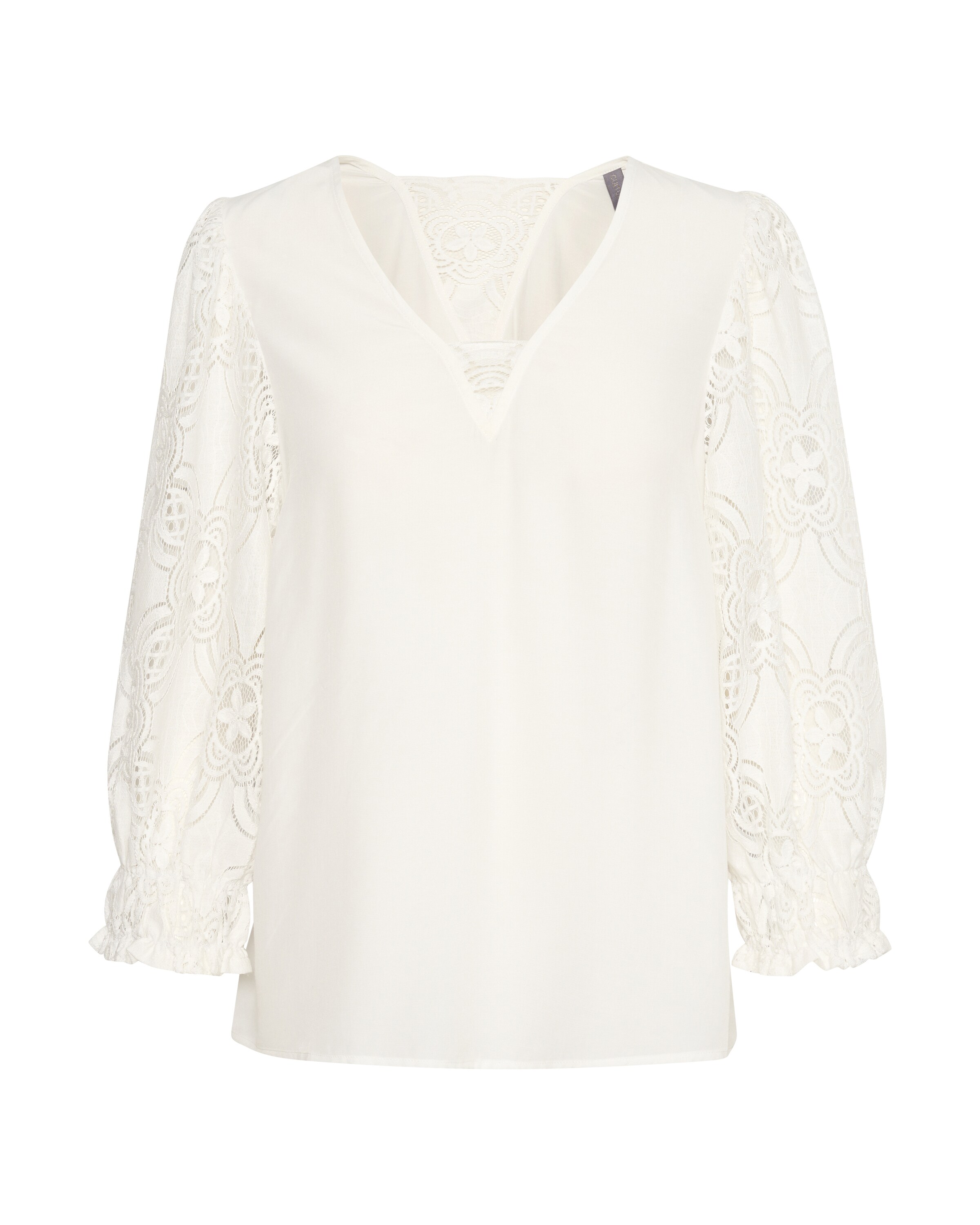 CULTURE Bluse 'Asmine ' i hvid: forside