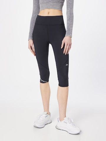 Skinny Pantalon de sport Newline en noir : devant