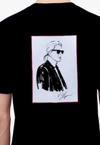 Maglietta di Karl Lagerfeld in nero