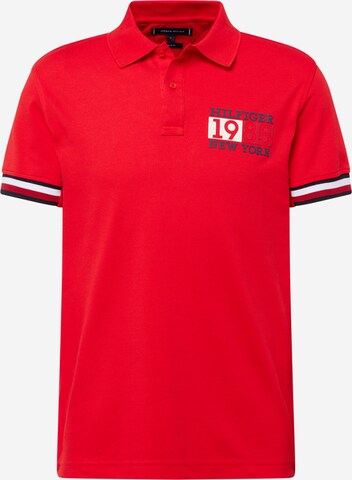 T-Shirt 'New York' TOMMY HILFIGER en rouge : devant