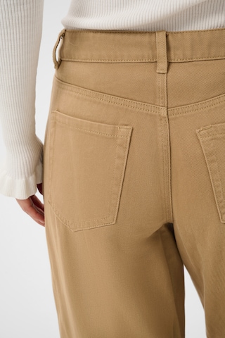 Kaffe Loosefit Broek in Beige
