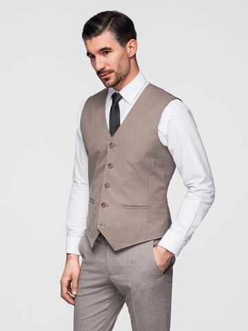 Ombre - Chaleco en beige: frente