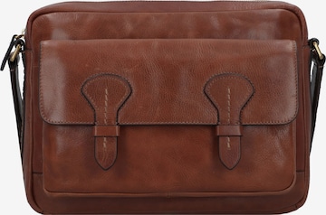 FOSSIL Document Bag in Brown: front