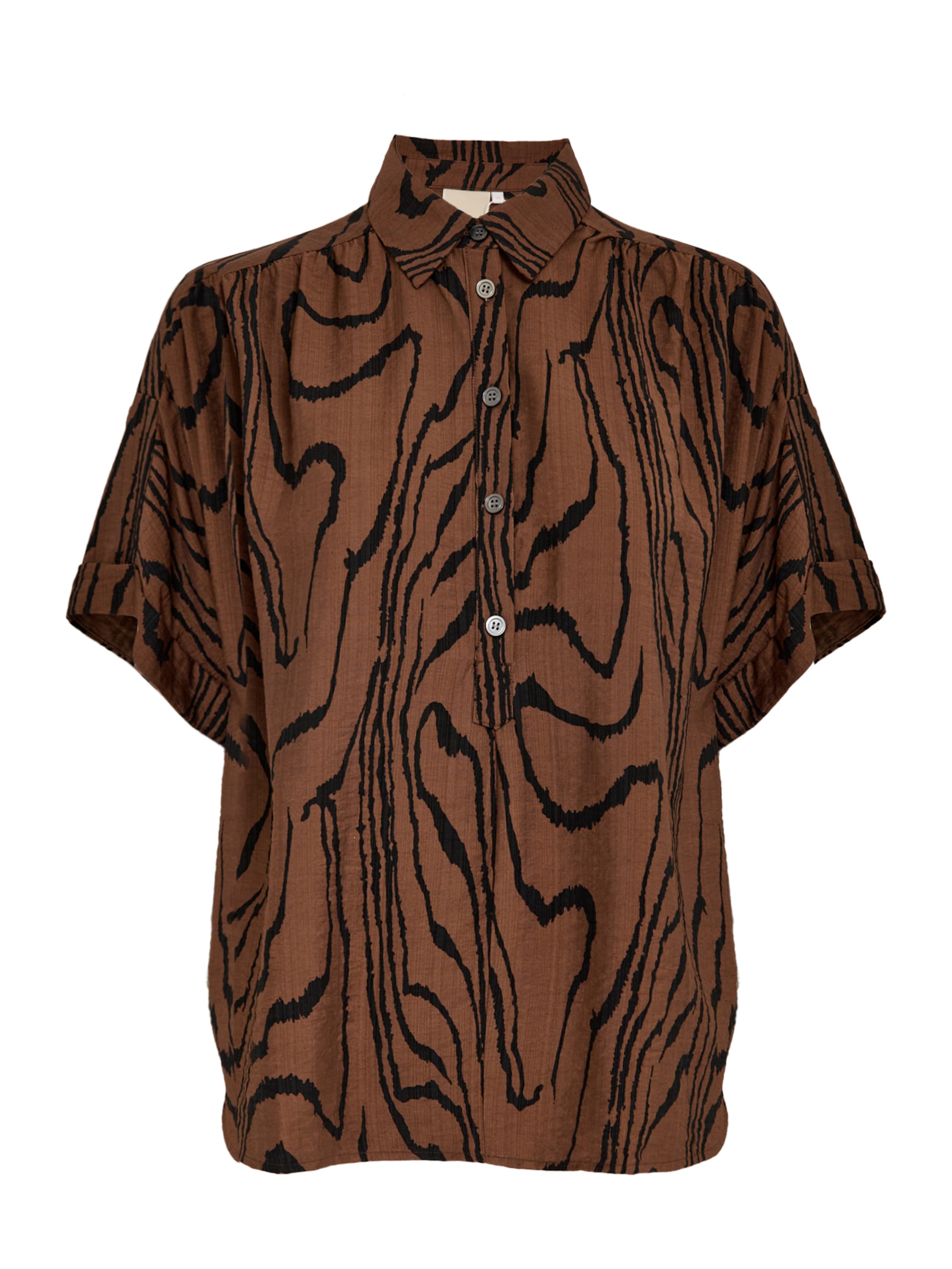 Peppercorn Bluse 'Ozzy' in Braun: Vorderseite