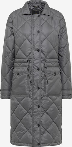 DreiMaster Klassik Zimní kabát – šedá: přední strana