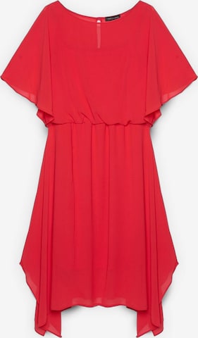 Fiorella Rubino - Vestido en rojo: frente