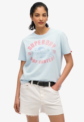 Superdry Shirt in Blauw: voorkant