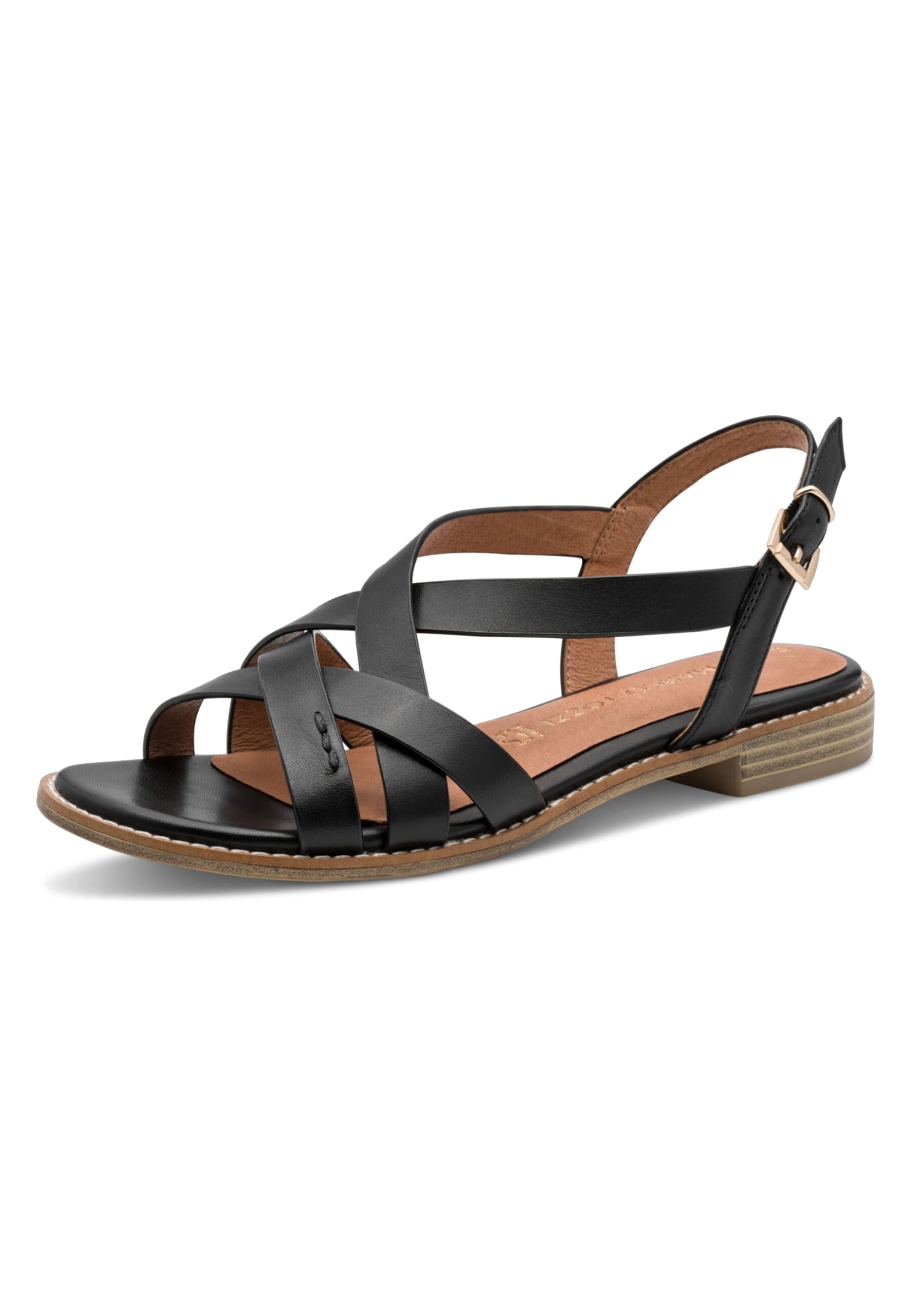 MARCO TOZZI Sandal 'Premio' in Black: front