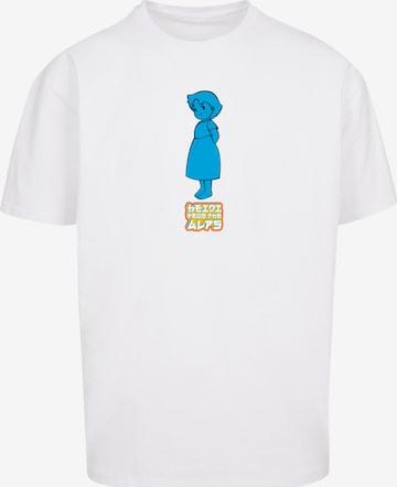 F4NT4STIC Shirt 'Heidi From The Alps Heroes of Childhood' in White: front