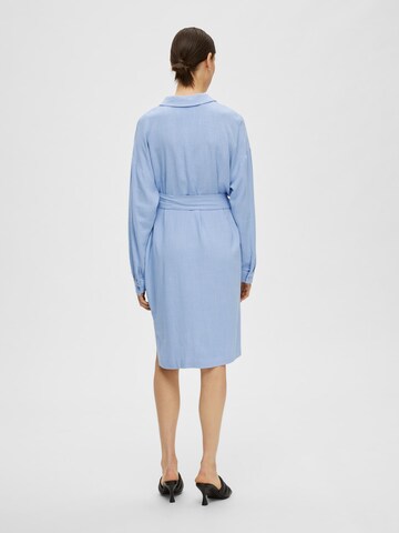 SELECTED FEMME Shirt dress 'Viva-Tonia' in Blue