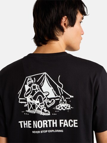 THE NORTH FACE Shirt 'M CAMPFIRE RELAXED SS TEE' in Zwart