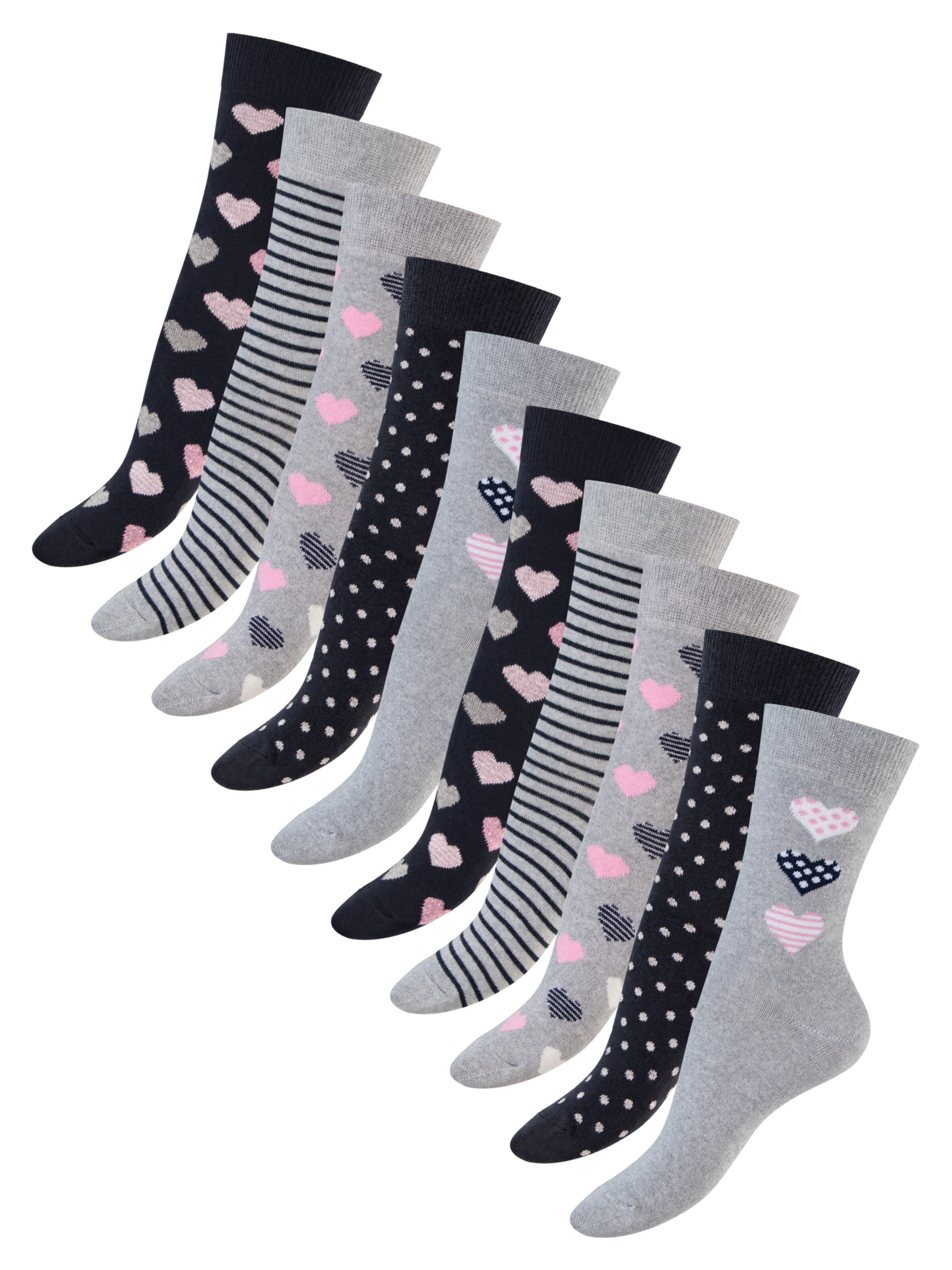 celodoro Socks 'cute socks' in Silver: front