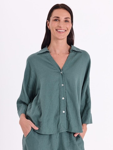 Freequent Blouse 'FQLava-shirt dark forest' in Green
