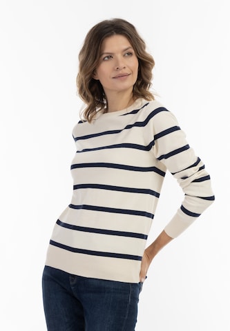 usha BLUE LABEL Sweater in Beige: front