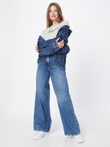 SELECTED FEMME Bandplooi jeans 'Jenni' in Blauw