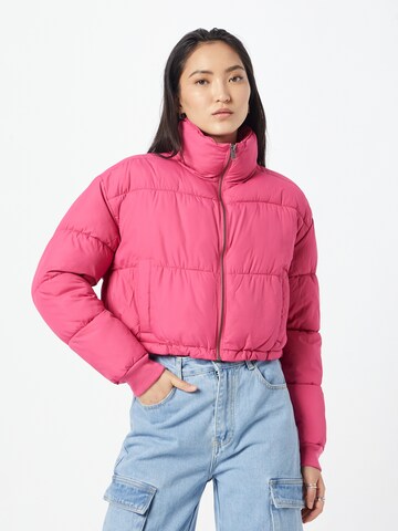 Veste mi-saison HOLLISTER en rose : devant