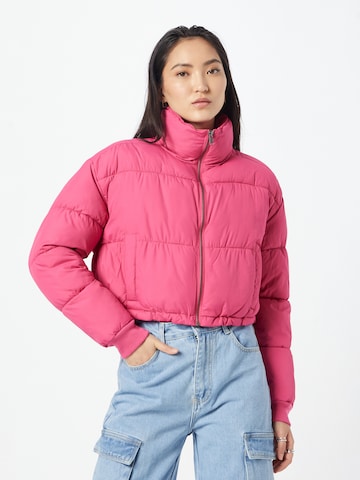 HOLLISTER Přechodná bunda – pink: přední strana