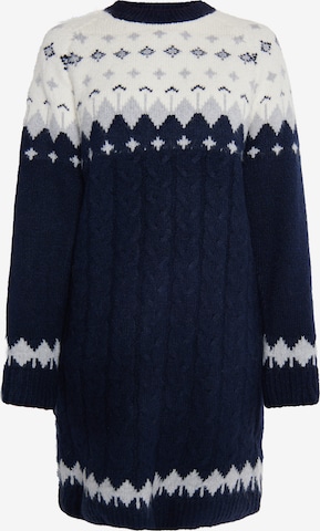 usha BLUE LABEL - Vestido de punto en azul: frente