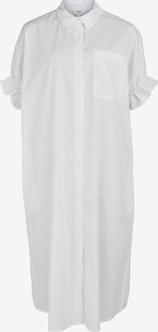 OBJECT - Vestido camisero 'Dora' en blanco: frente