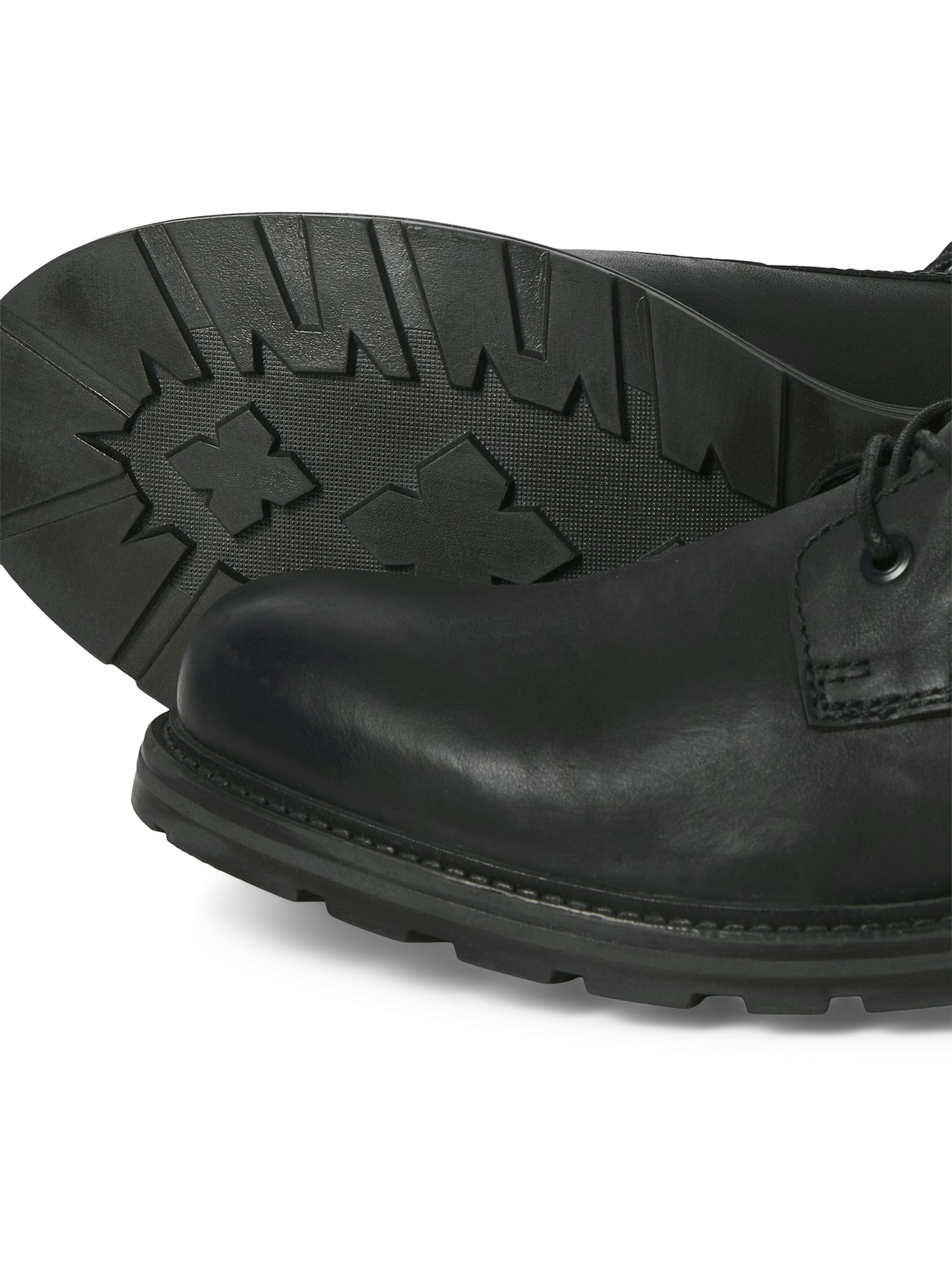 JACK & JONES Ботинки на шнуровке 'JFWCRANFIELD' в Черный