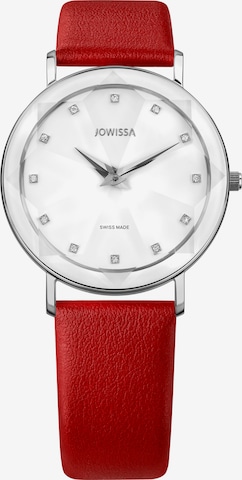JOWISSA Analoog horloge 'Facet' in Grijs: voorkant
