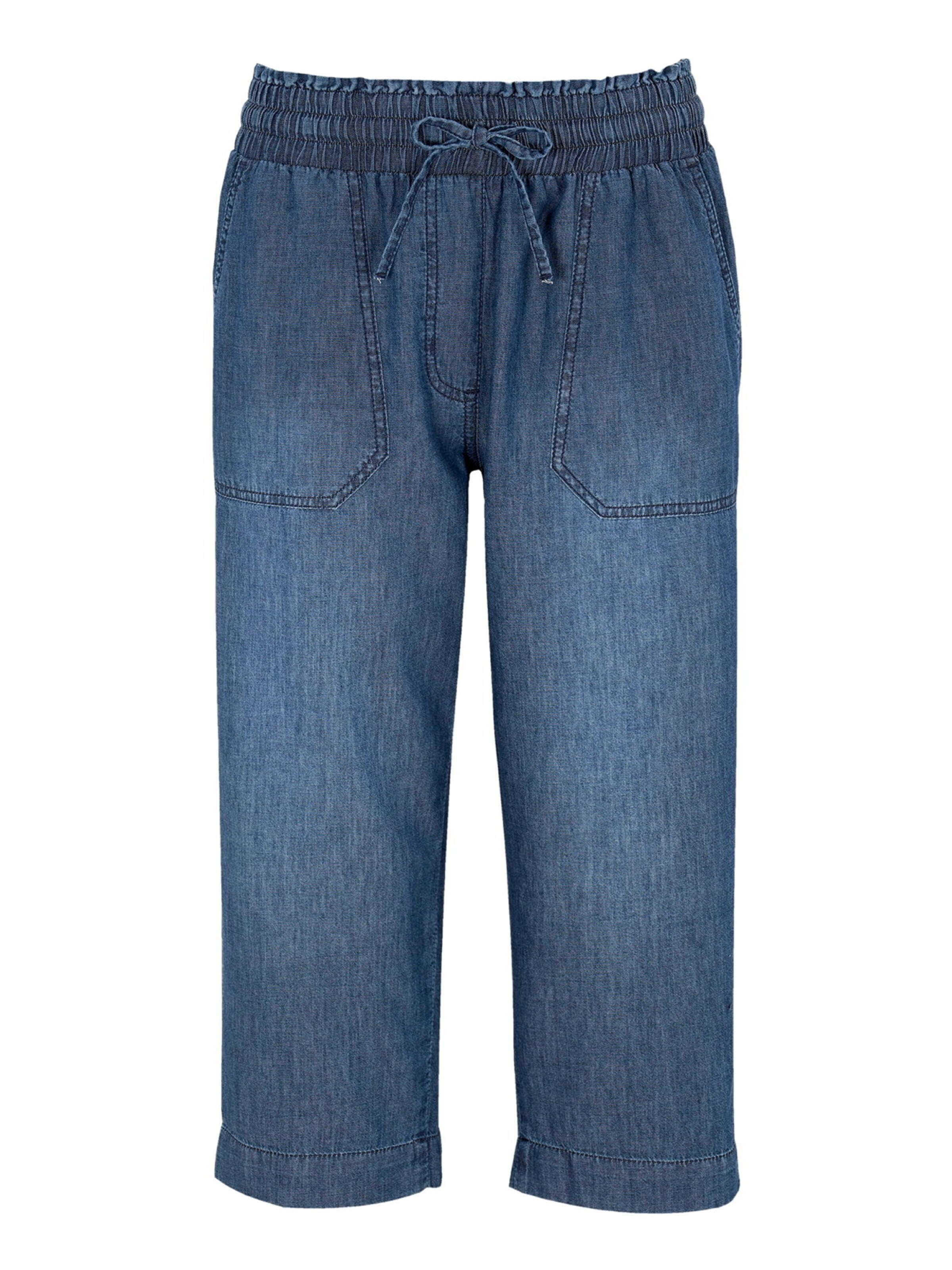 Cellbes of Sweden Lässige Caprihose aus Denim in blue denim, Produktansicht