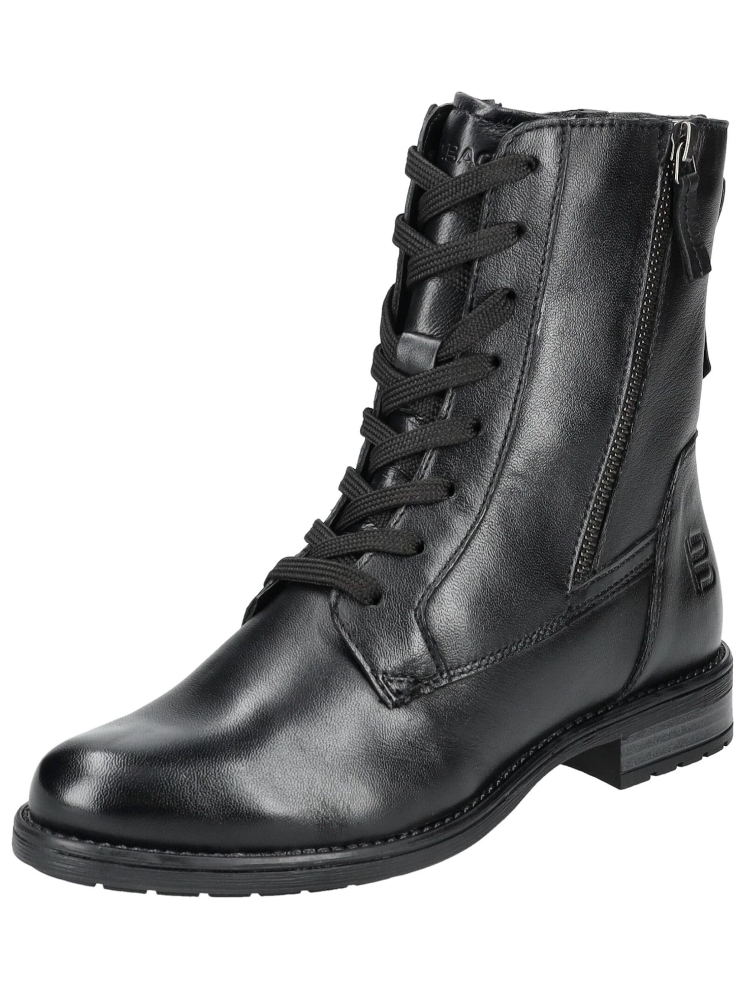 TT. BAGATT Schnürstiefelette in Schwarz: Vorderseite