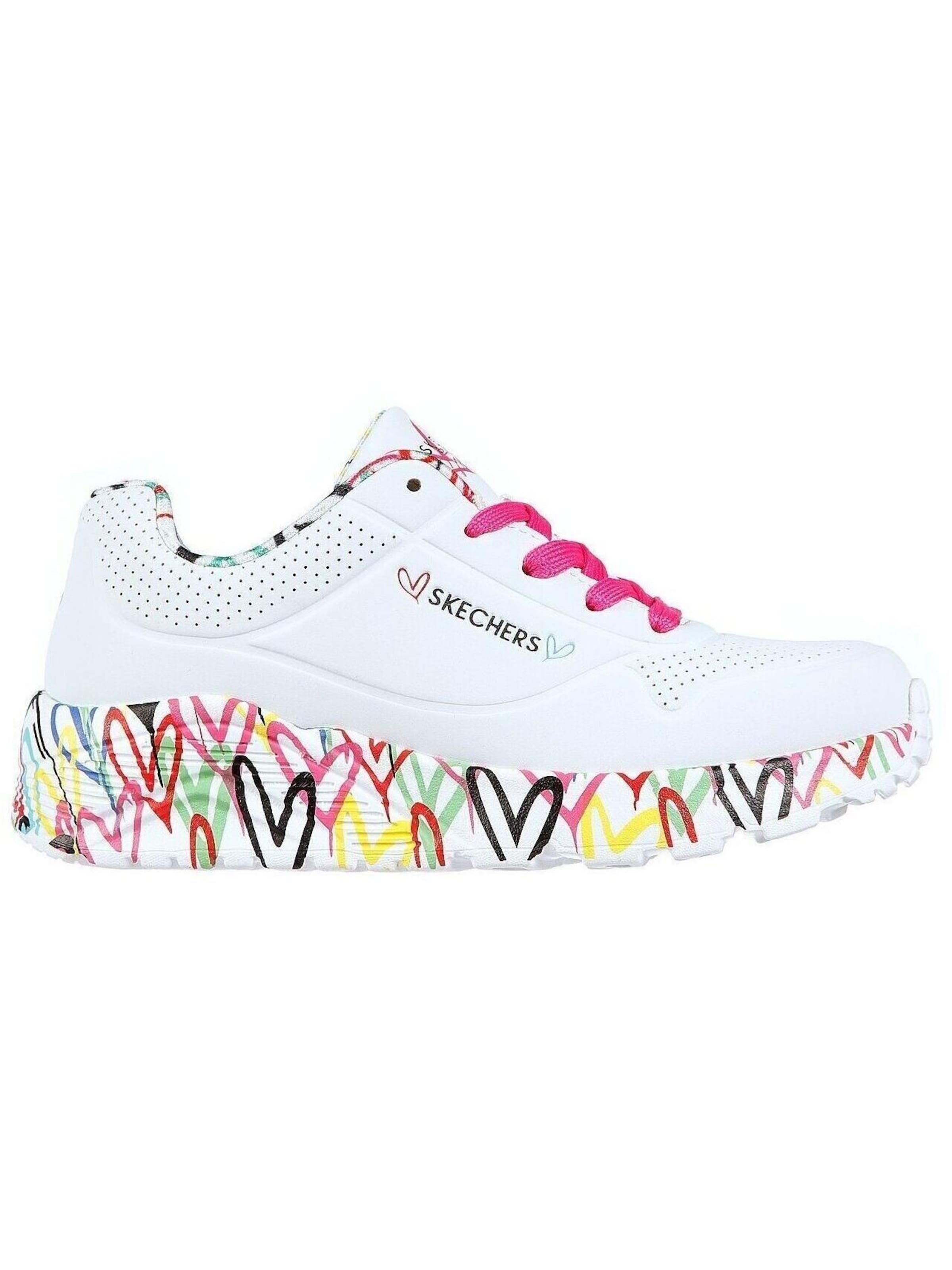 Scarpa sportiva 'Skechers Uno Lite - Lovely Luv' di SKECHERS in bianco: frontale