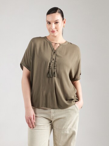 Vero Moda Curve Блузка 'VMCBENTE' в Зеленый: спереди