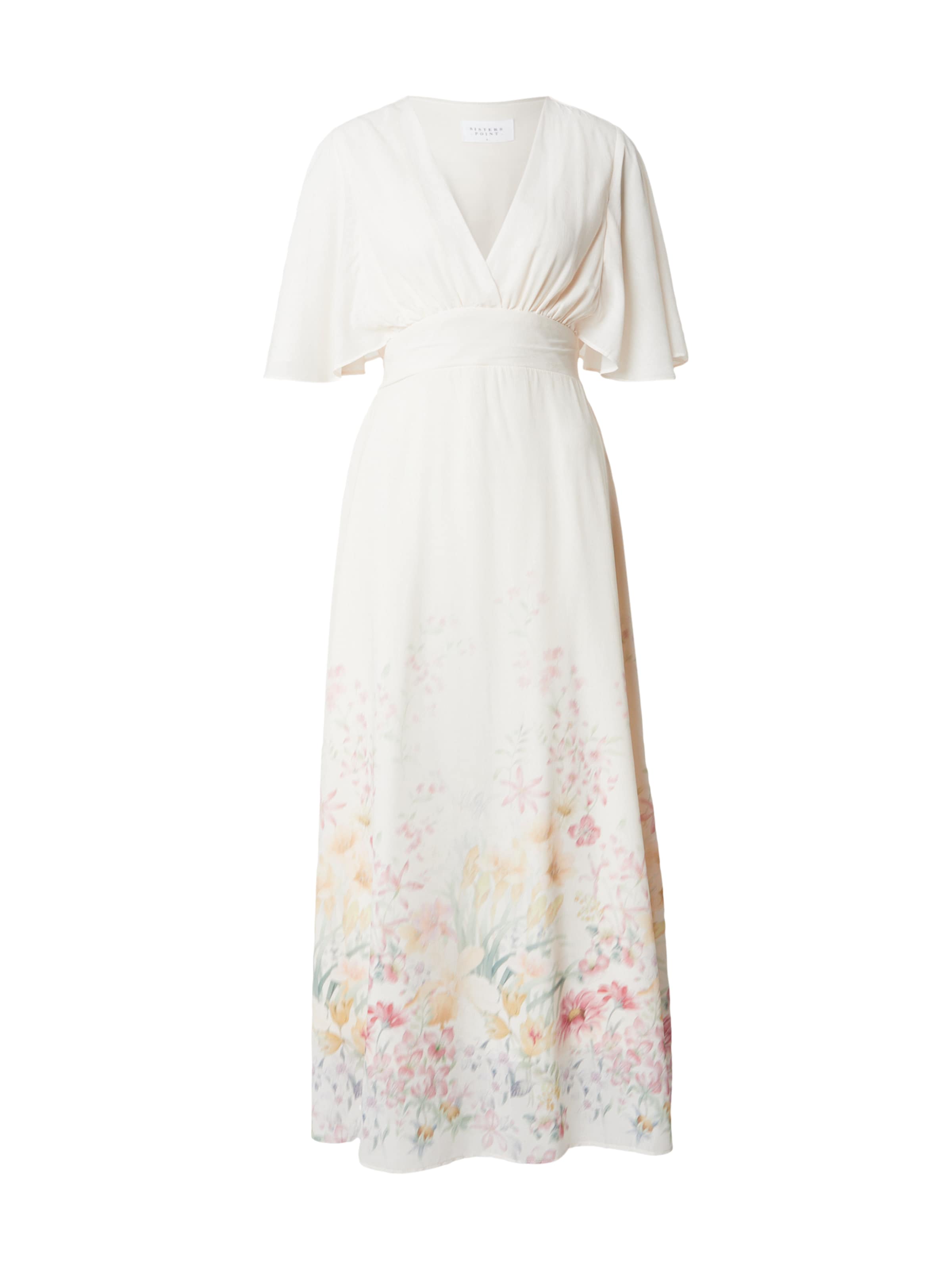 SISTERS POINT Kleit 'GISELA' kreem / roheline / aprikoos / heleroosa, Tootevaade