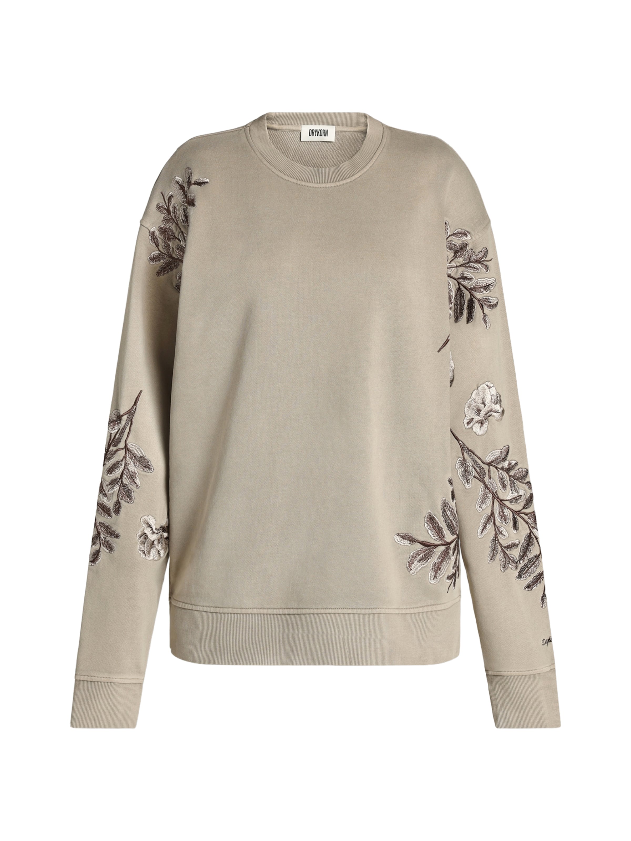 DRYKORN - Sudadera 'KARIO 10' en marrón: frente