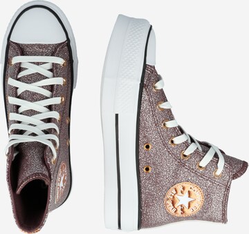 CONVERSE Kotníkové tenisky – červená