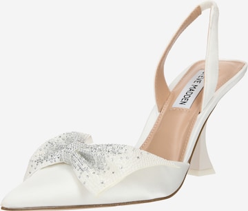 Escarpins à bride arrière 'NITEOWL-P' STEVE MADDEN en blanc : devant