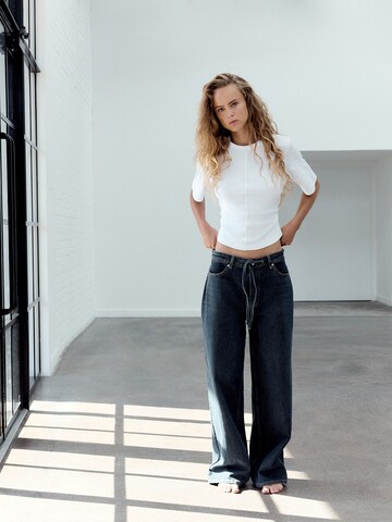 Wide leg Jeans di Next in blu: frontale