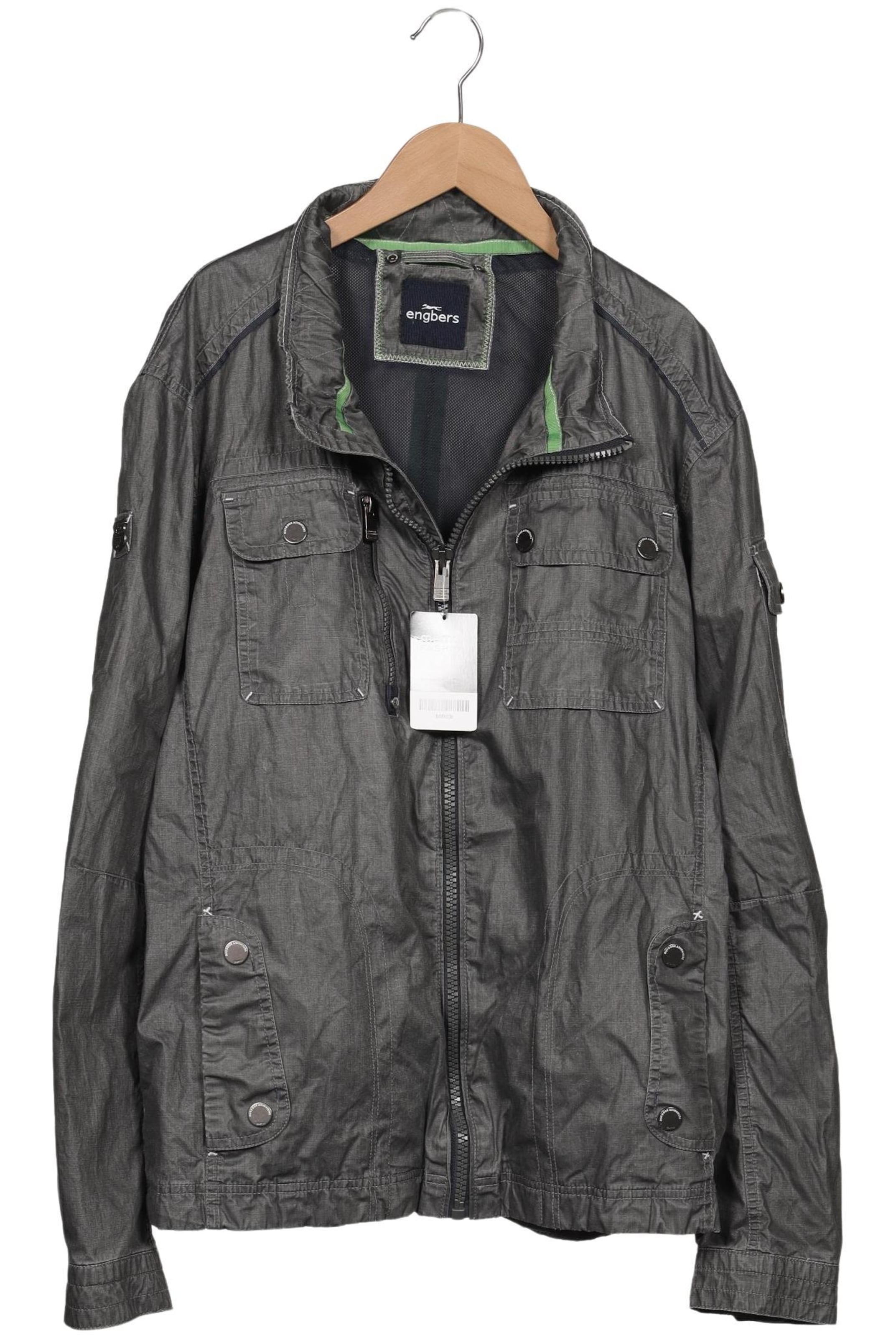 Engbers Jacket & Coat in XXL in Grey: front