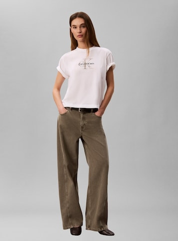 Tricou de la Calvin Klein Jeans pe alb